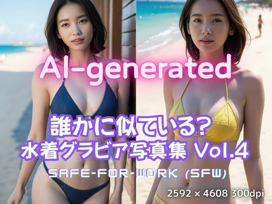 【AI実写】誰かに似ている？ 【実写風AI水着グラビア】Vol.4
