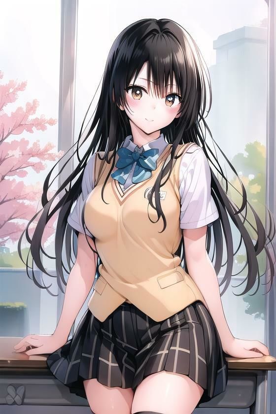 【ラ●  西●寺  古●川  み●ん  断れない彼女達】 「To L〇VEる -と〇ぶる」イラストCG集  ＃2 - サンプル画像 2