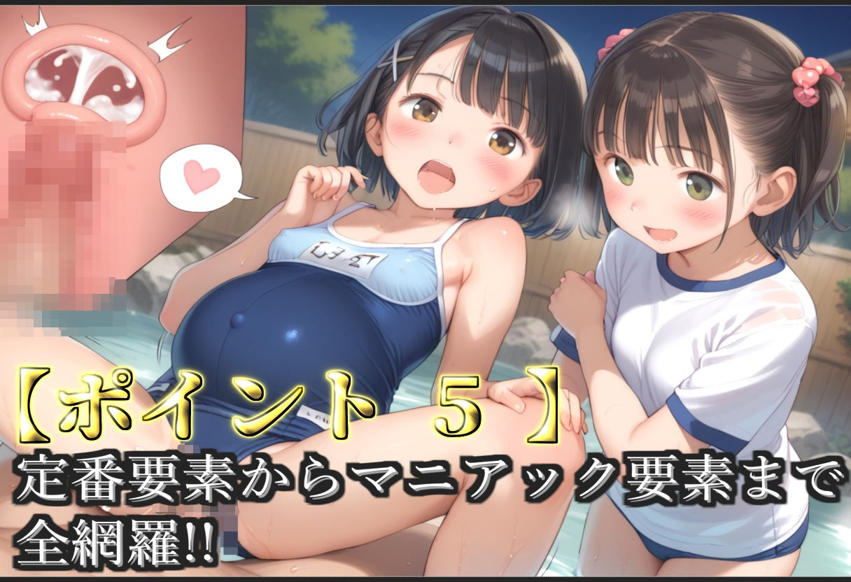 【新作価格】【豪華特典あり】つるぺたスク水ロリハーレム 夏の特別強化合宿レッスン編【500個】 - サンプル画像 7