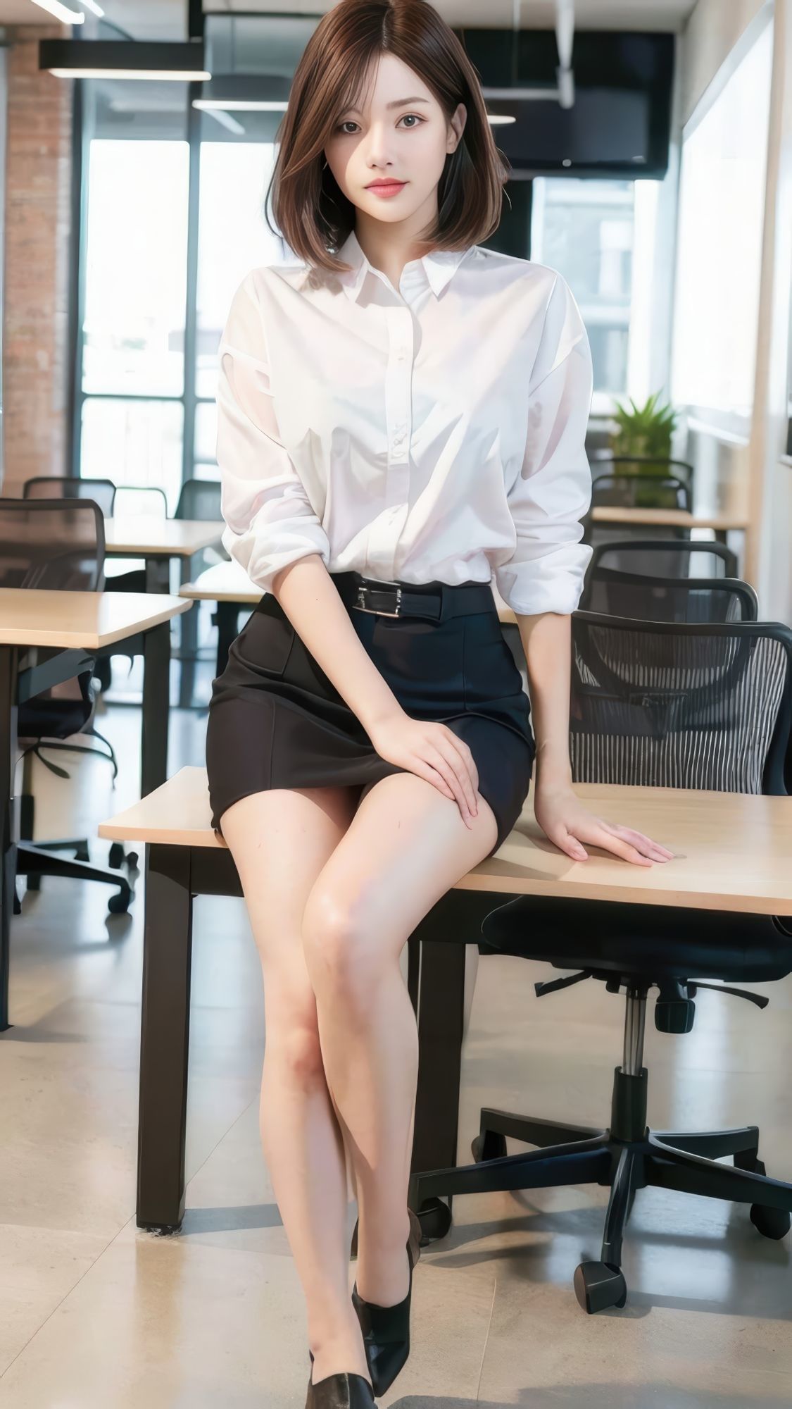 「日本の美人OL図鑑  渋谷編 ──スタイリッシュ×知的美」 - サンプル画像 3