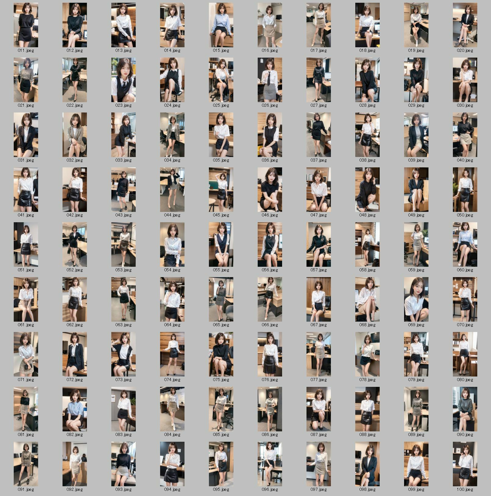 「日本の美人OL図鑑  渋谷編 ──スタイリッシュ×知的美」 - サンプル画像 6