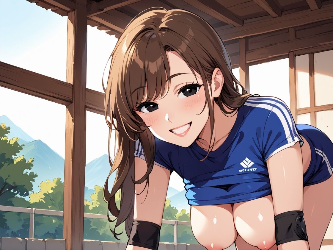 爆乳人妻がママさんバレーで乱交不倫セックス - サンプル画像 2