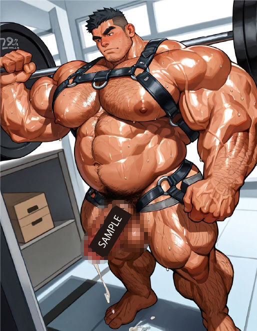 ガチムチ・マッチョ・ガチポチャゲイCG集63 - サンプル画像 3