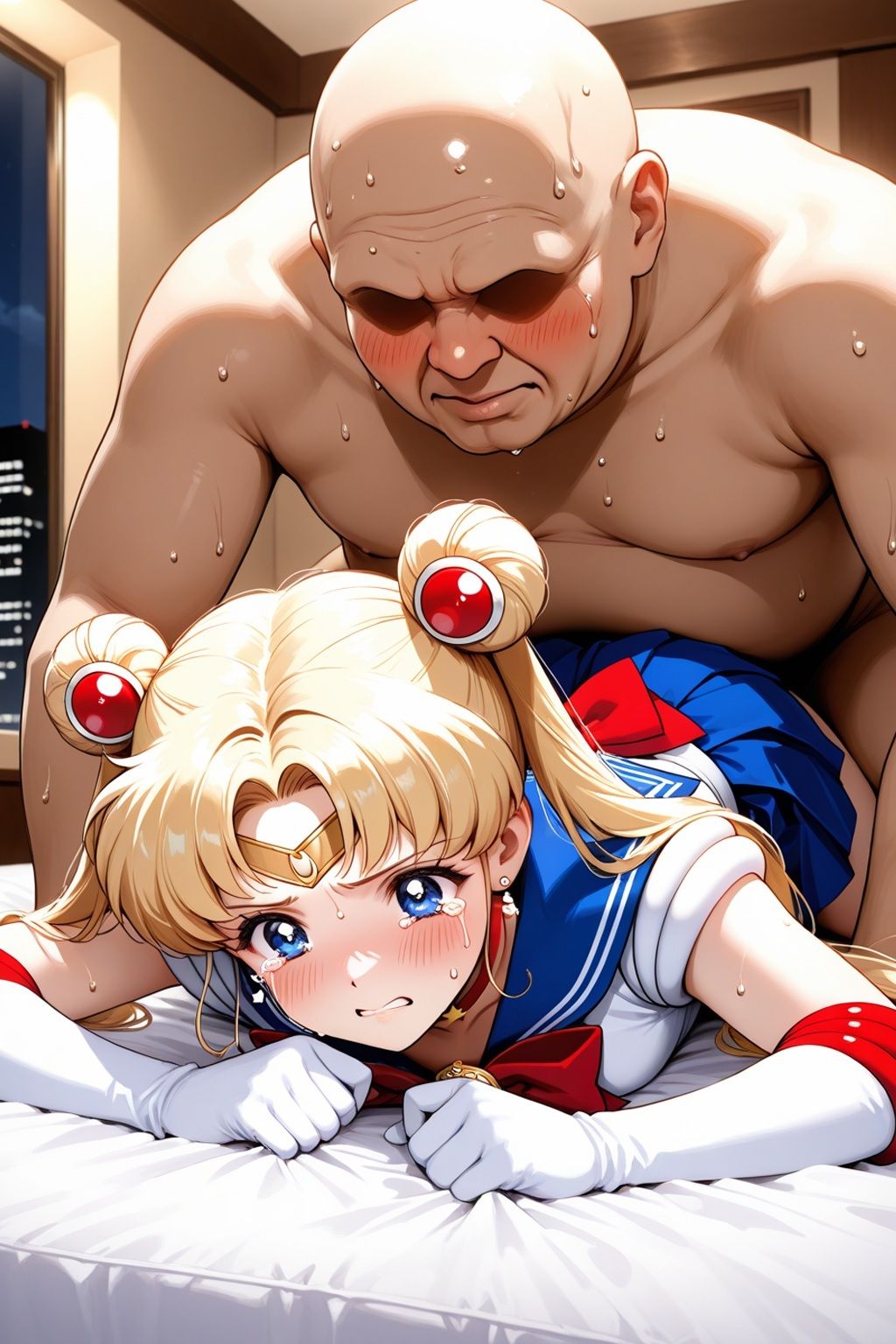 圧迫セックス種付けプレス セー●ームーン - サンプル画像 5