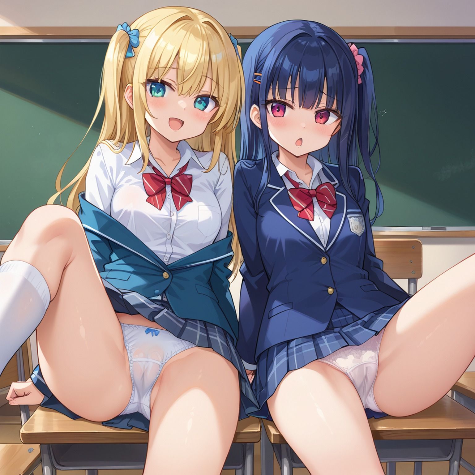 パンティーまる見え美少女 part3【AIイラスト集】 - サンプル画像 4