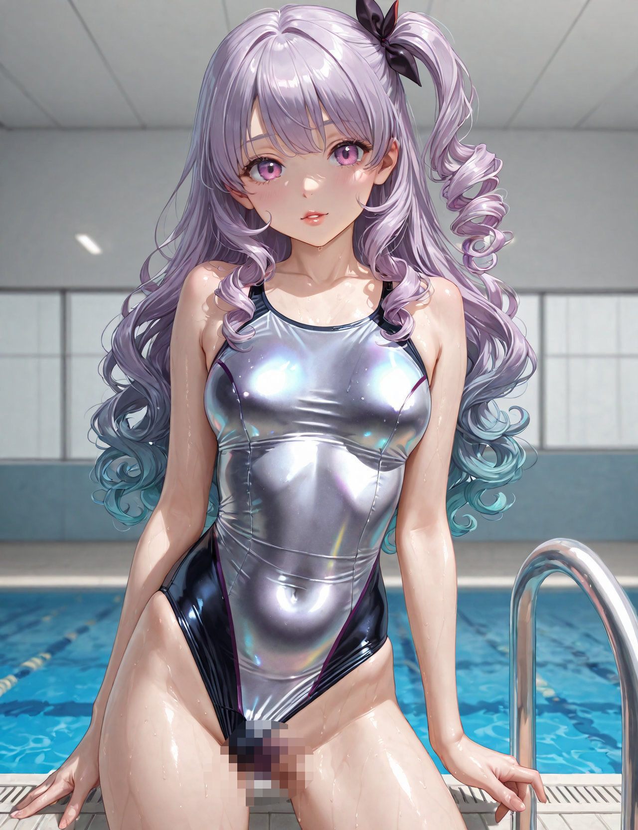 とにかく艶々とスクール水着 - サンプル画像 7
