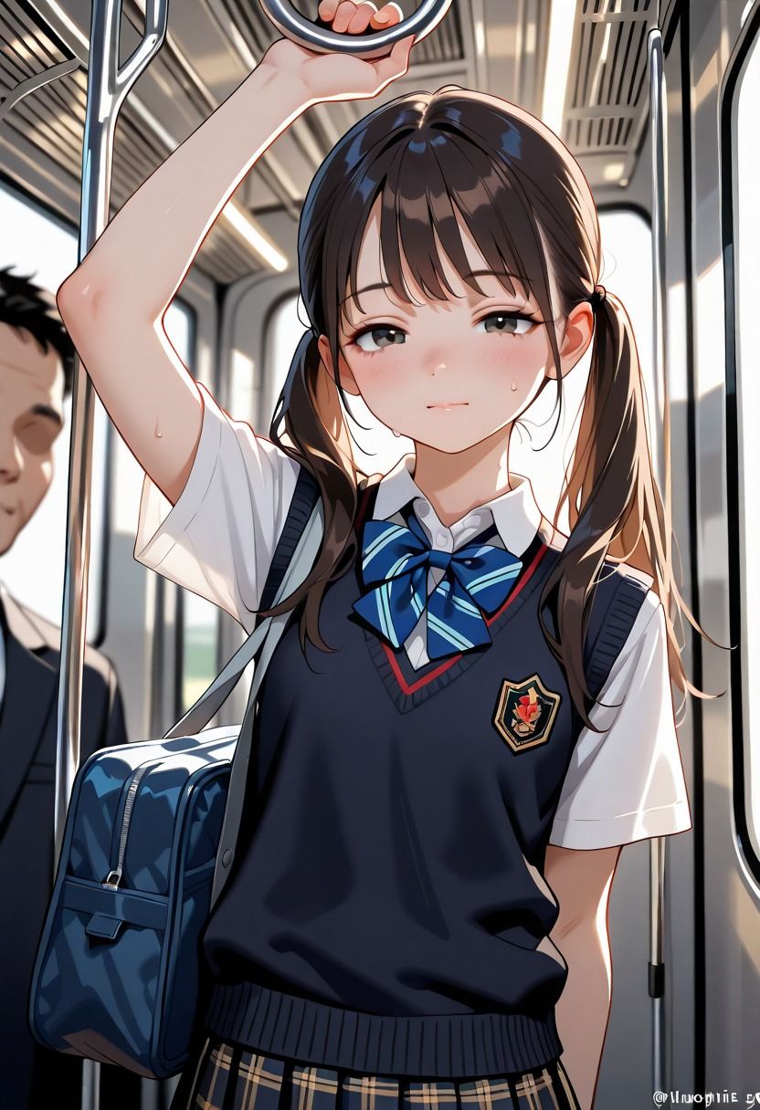 女子校生×痴〇 - サンプル画像 1