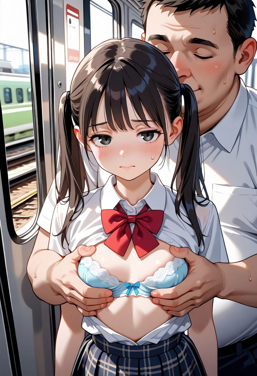 女子校生×痴〇 - サンプル画像 5