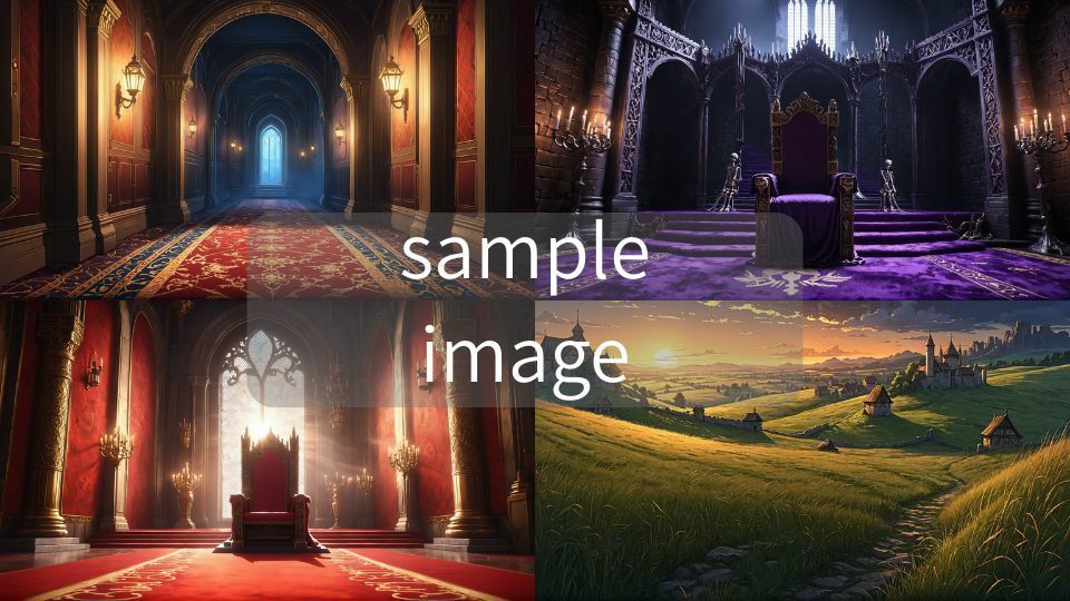 背景画像素材1〈ファンタジー〉 - サンプル画像 1