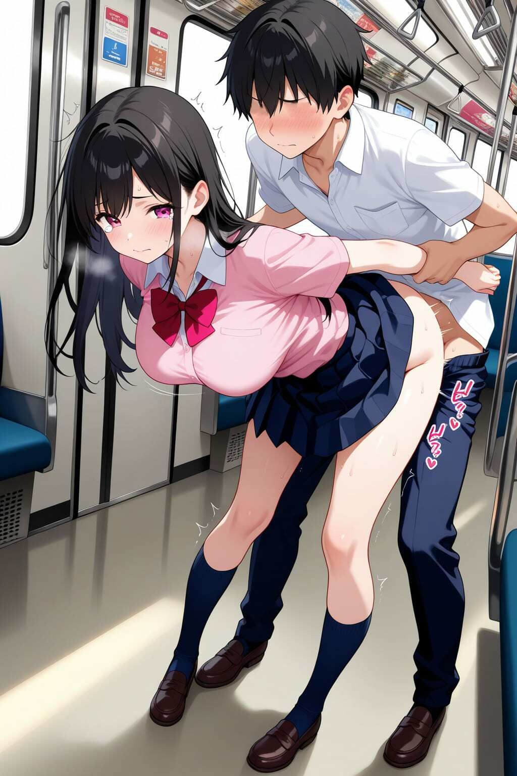 美少女痴○電車〜ヤリ放題車両〜 - サンプル画像 3
