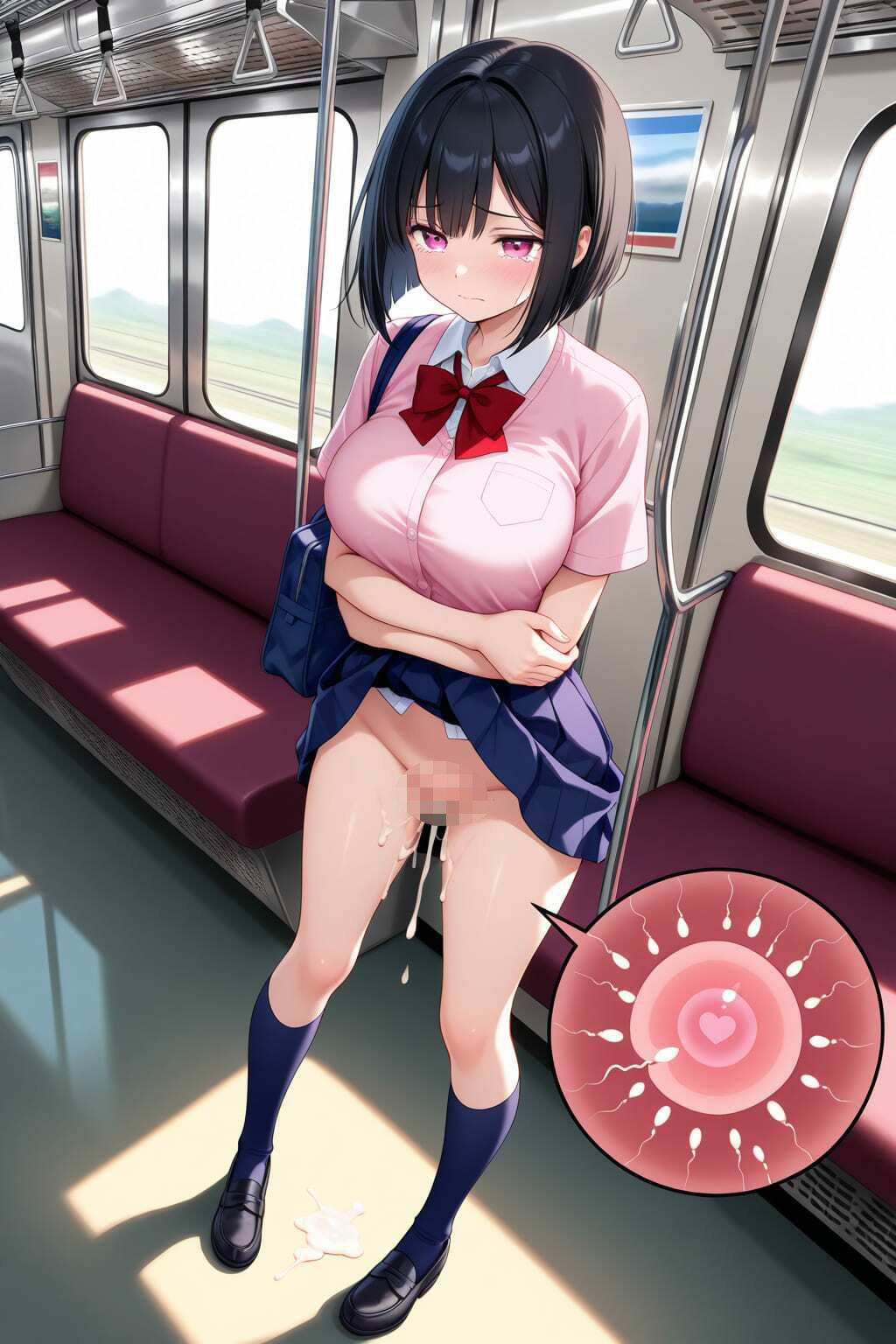美少女痴○電車〜ヤリ放題車両〜3 - サンプル画像 4