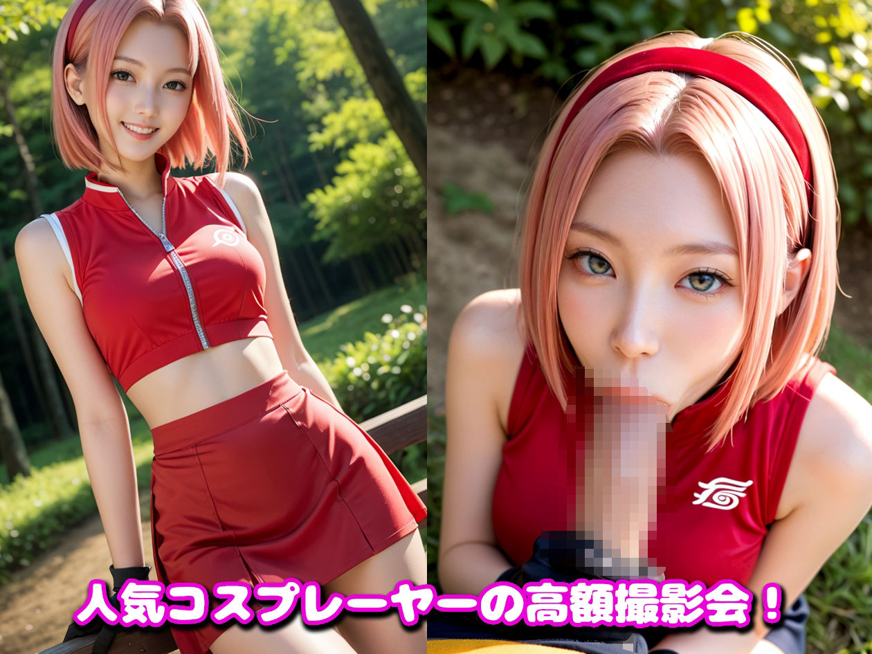 コスプレ中出し撮影会  コスのままで中出し2連発 - サンプル画像 1