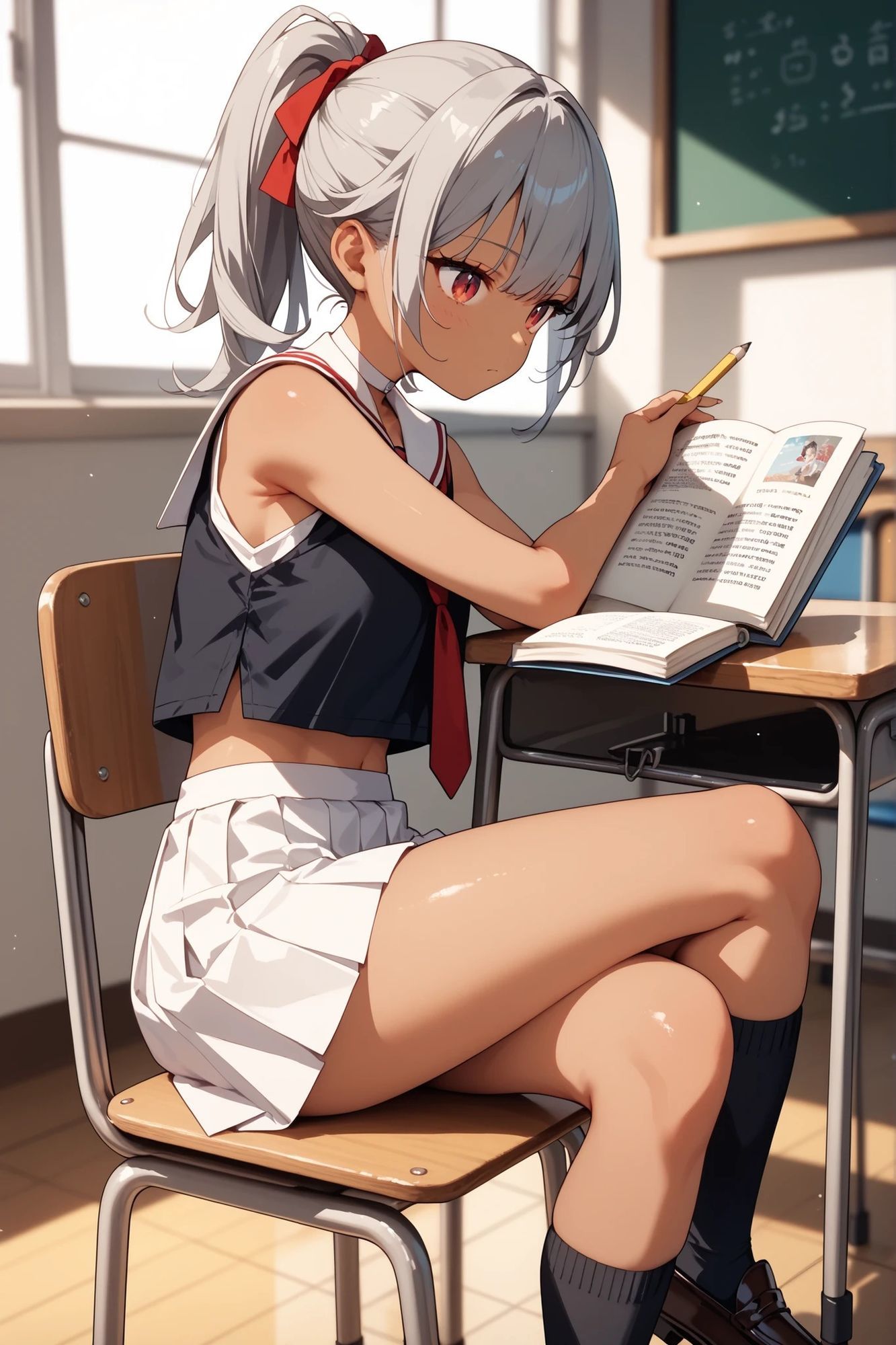 褐色ちゃんとえっちなえちえち - サンプル画像 1
