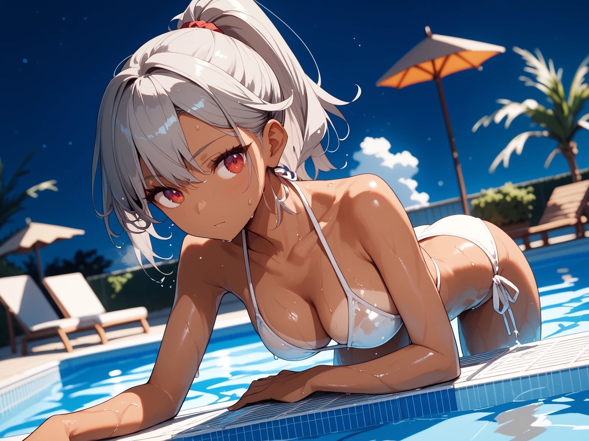 褐色ちゃんとえっちなえちえち - サンプル画像 7