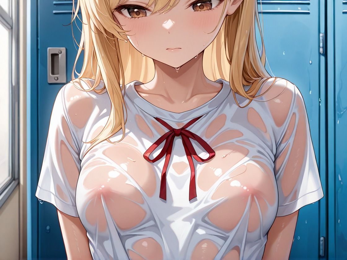 ロッカーセックス:金髪ギャル編 - サンプル画像 4