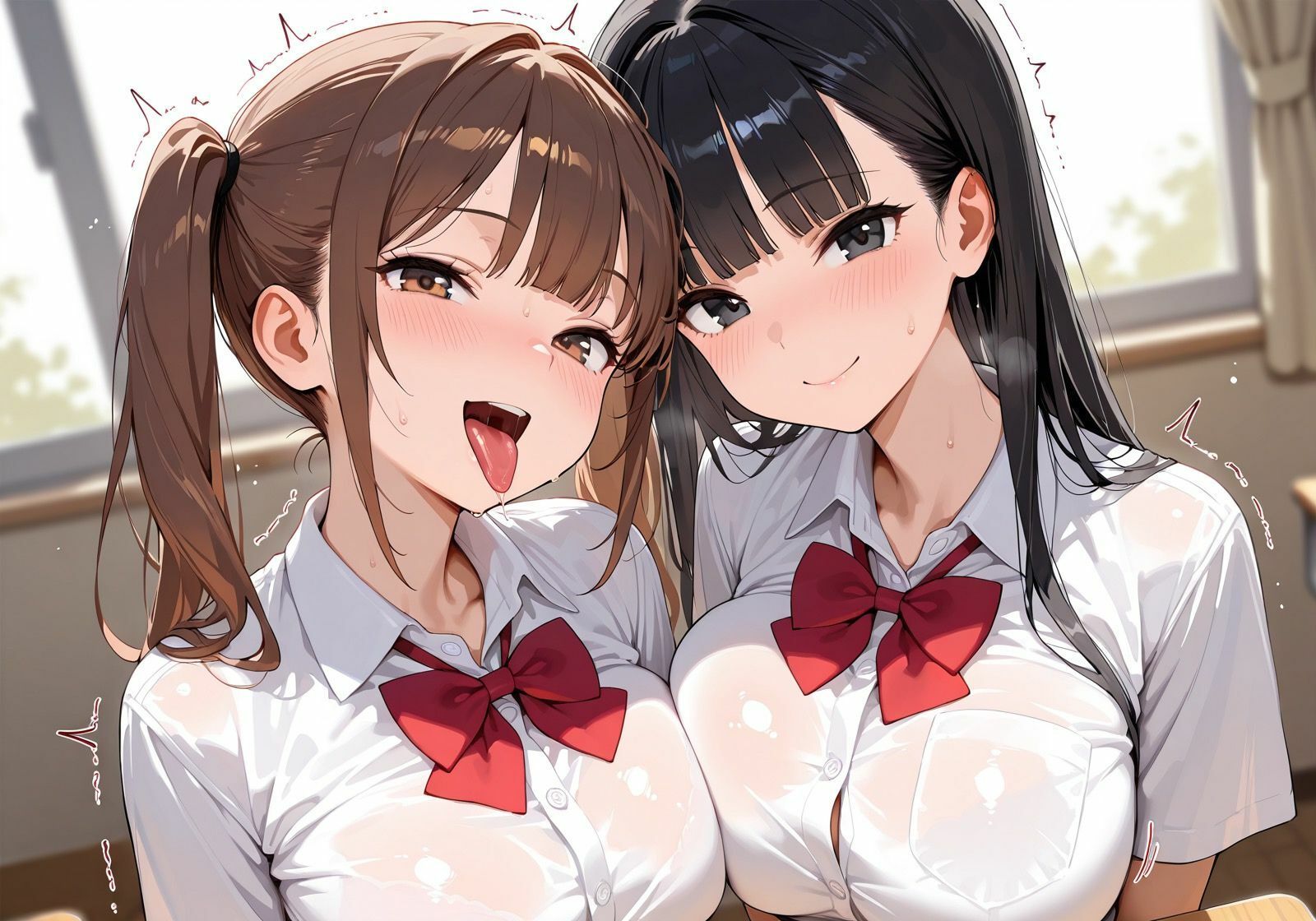 目指せ校内童貞0％！サカって乱れた学園性活  いちゃラブエッチ - サンプル画像 1