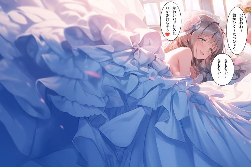 秘められたドレス ― 快楽に咲く純白の花 ―（ドレス美少女42） - サンプル画像 2