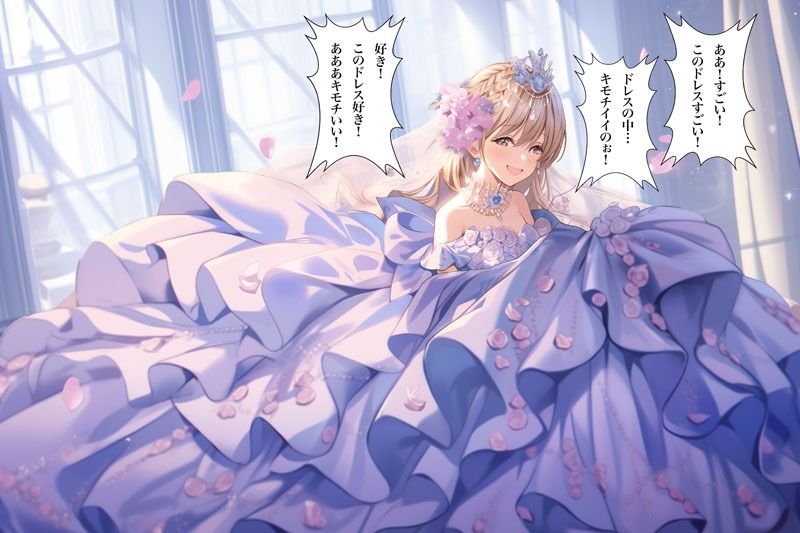 秘められたドレス ― 快楽に咲く純白の花 ―（ドレス美少女42） - サンプル画像 3