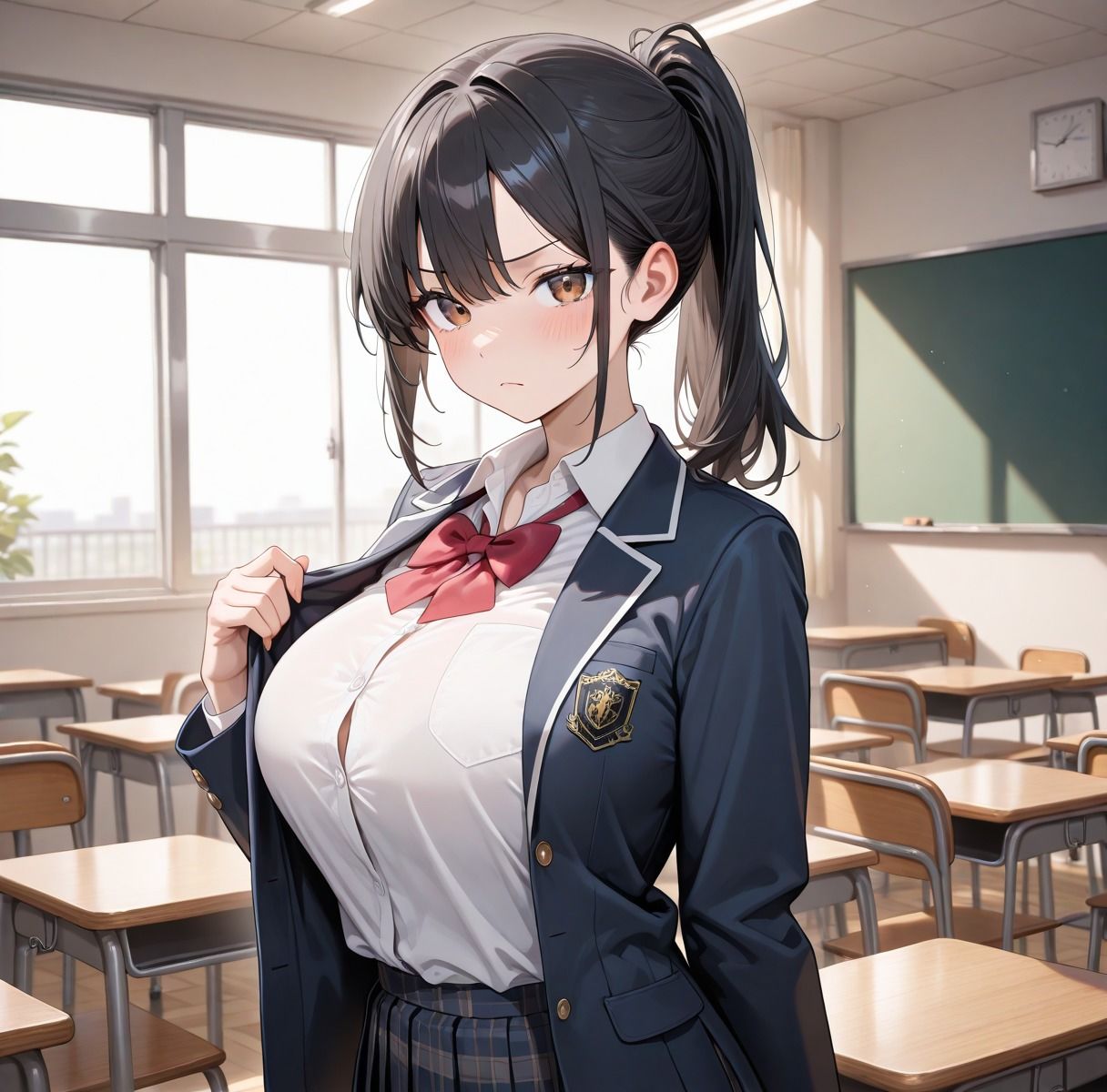 女子校生  生徒会長を拘束調教 - サンプル画像 1