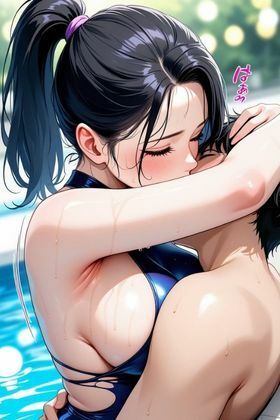 でかぱい人妻のムチムチボディの作り方 〜しっとり高級プール編〜 - サンプル画像 8