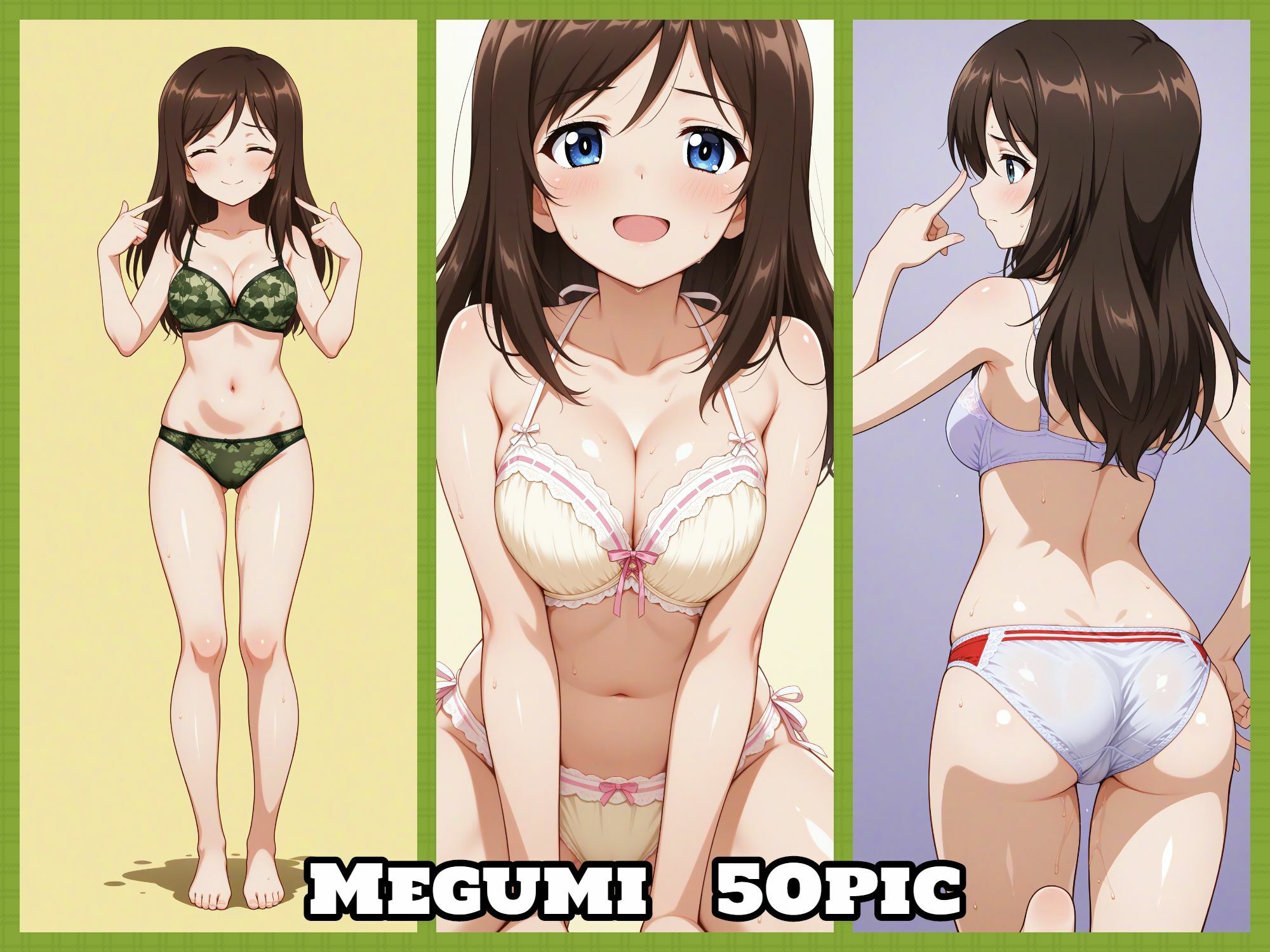 Girls underwear panties and bra 大学選抜チーム編 - サンプル画像 5