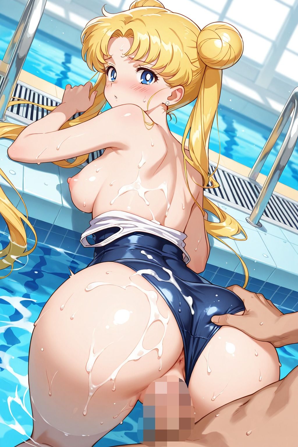 えろえろなスク水セーラームーンが沢山現れた！！ - サンプル画像 4