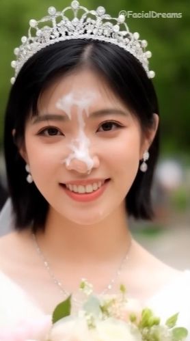 顔射後の余韻 - ウェディングドレス編 Vol.2 - サンプル画像 6