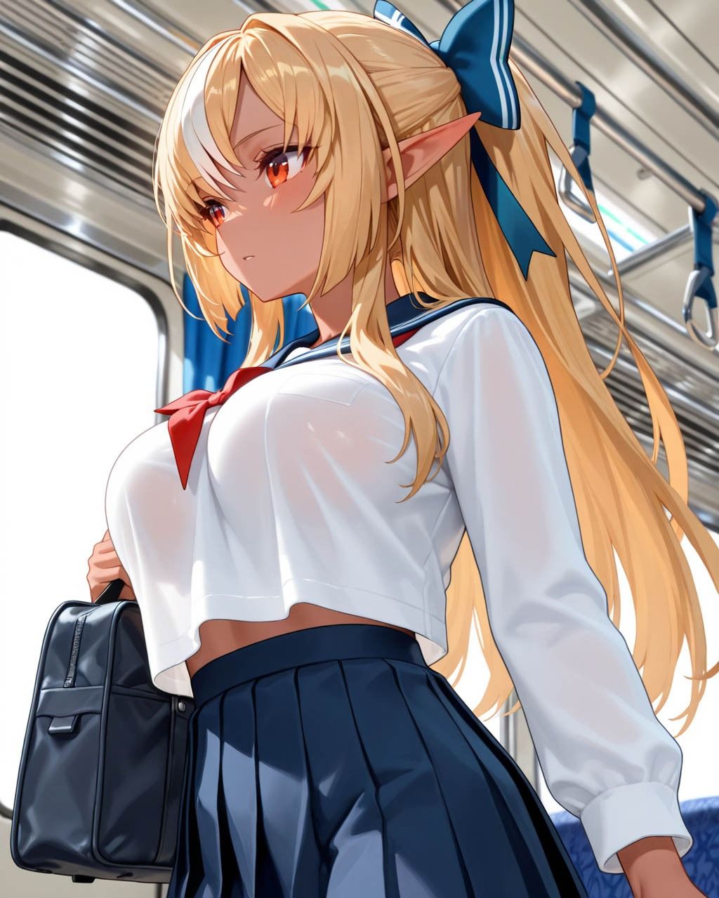 ホ〇ライブ学園の通学風景〜フ〇ア編〜 - サンプル画像 1