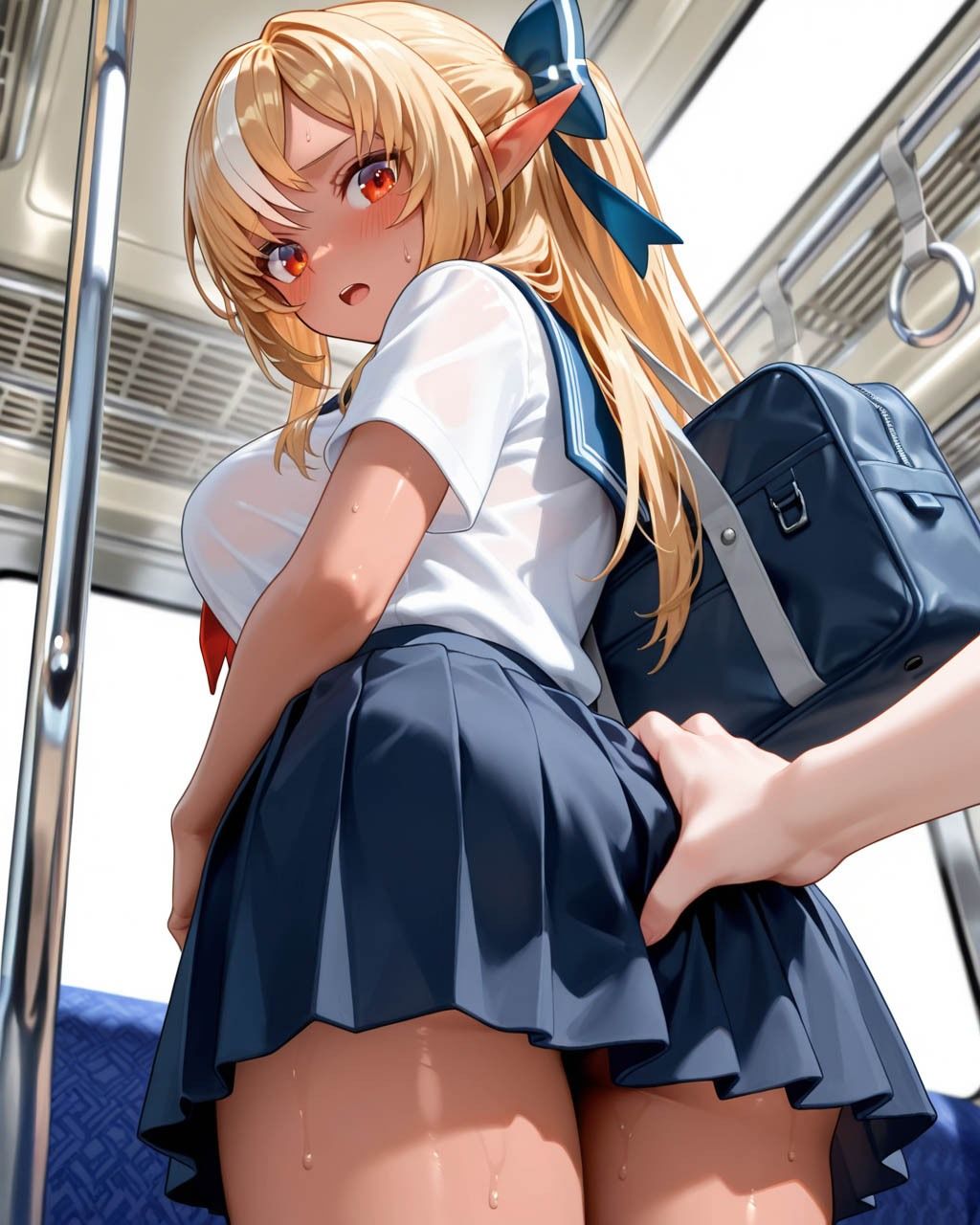 ホ〇ライブ学園の通学風景〜フ〇ア編〜 - サンプル画像 2