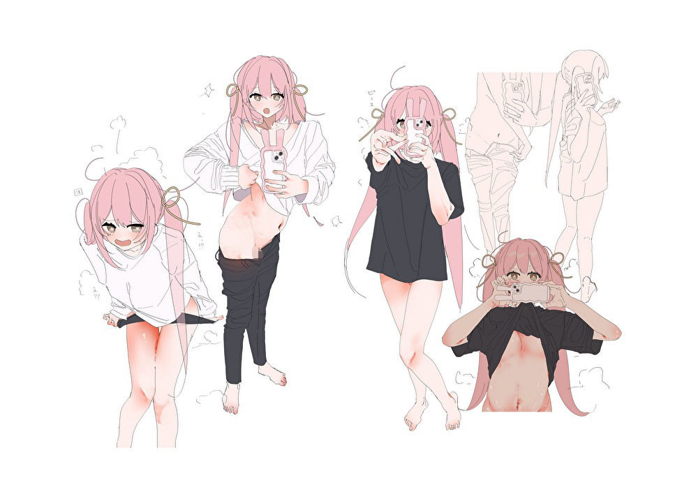 自撮りちゃんがちょっとえっちな目に遭うだけ2 - サンプル画像 1