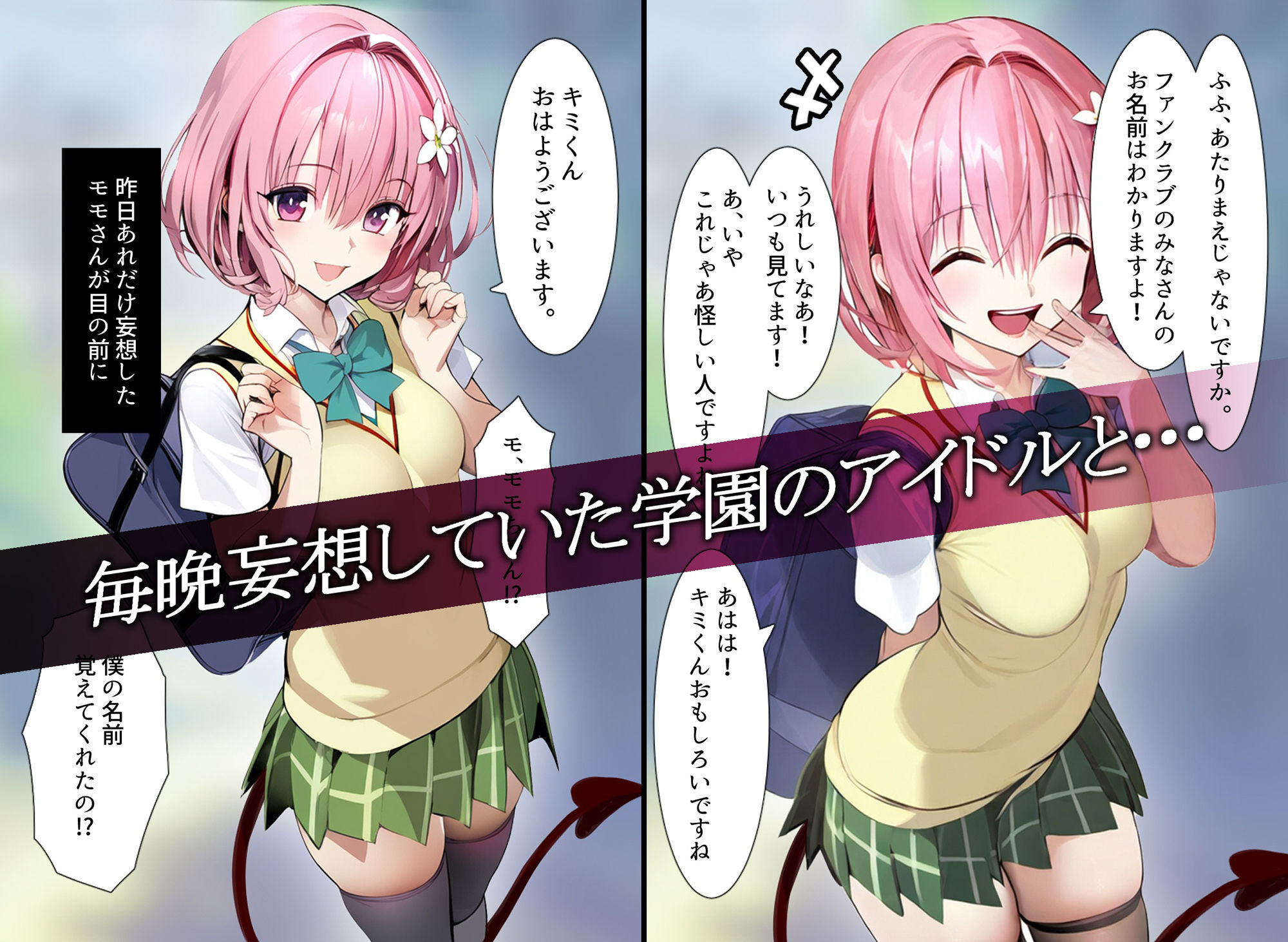 学園のアイドルがファンのキモヲタにメチャクチャに寝取られる。 - サンプル画像 1