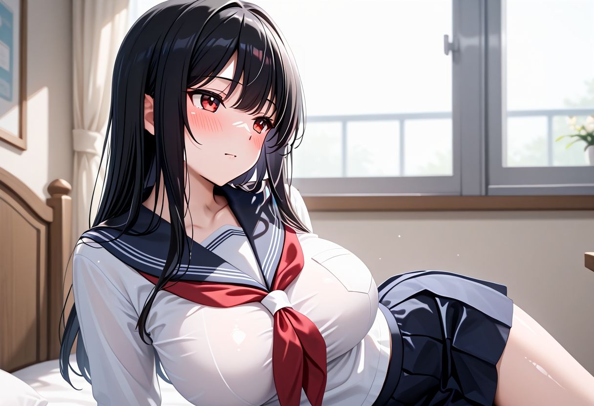 清楚女子校生 誰にも言えない種付けセックス - サンプル画像 1