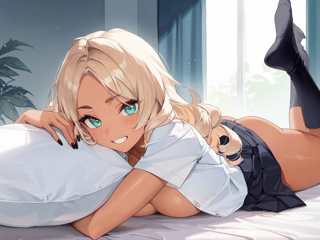 性指導ー性欲黒ギャルー - サンプル画像 1