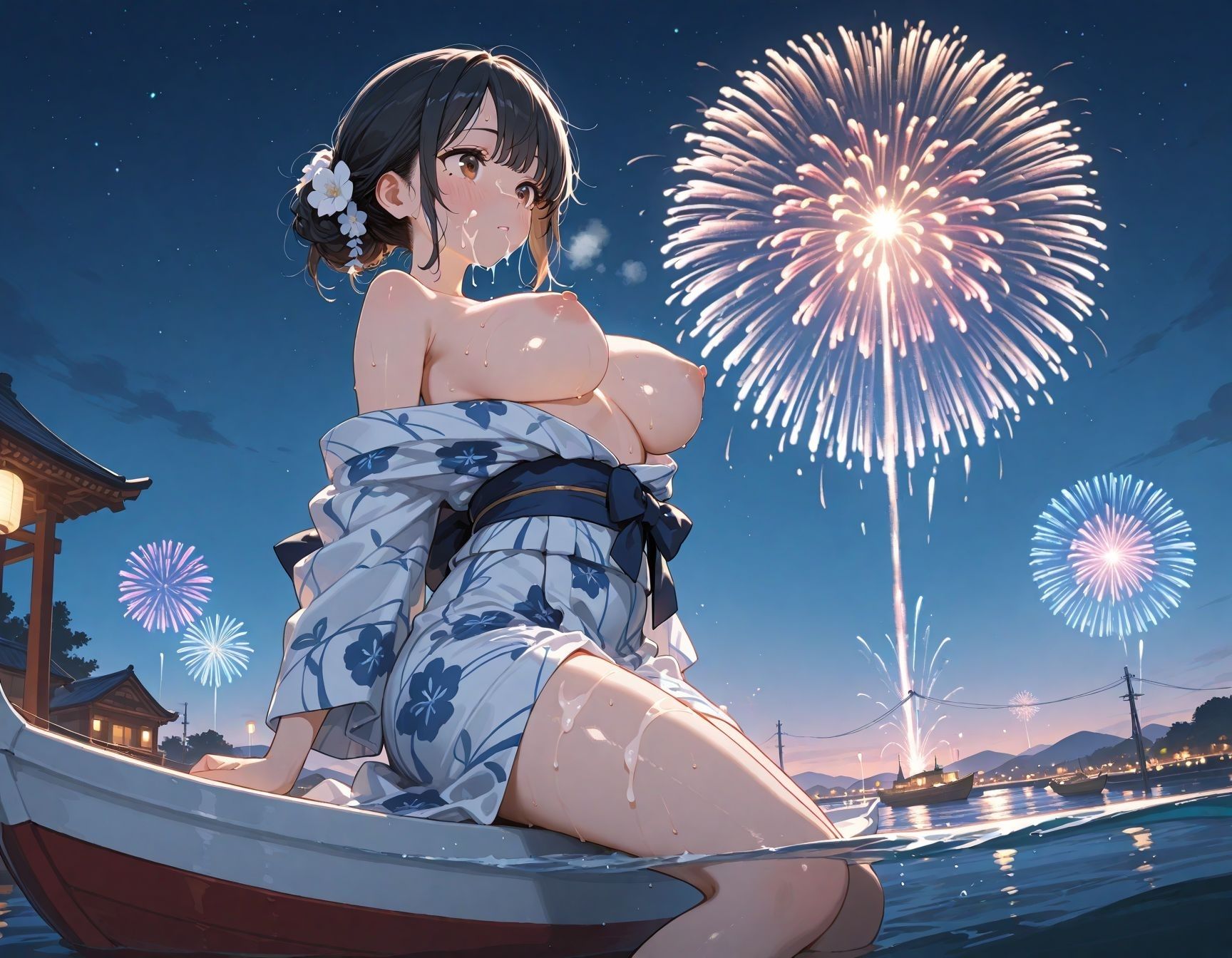 性指導室  花火大会編 - サンプル画像 8