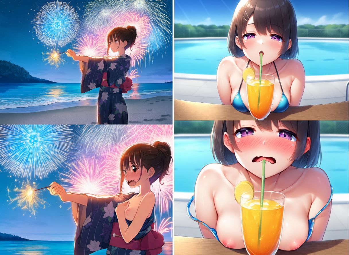 夏、初デート。ラッキーすけべを添えて。 - サンプル画像 8