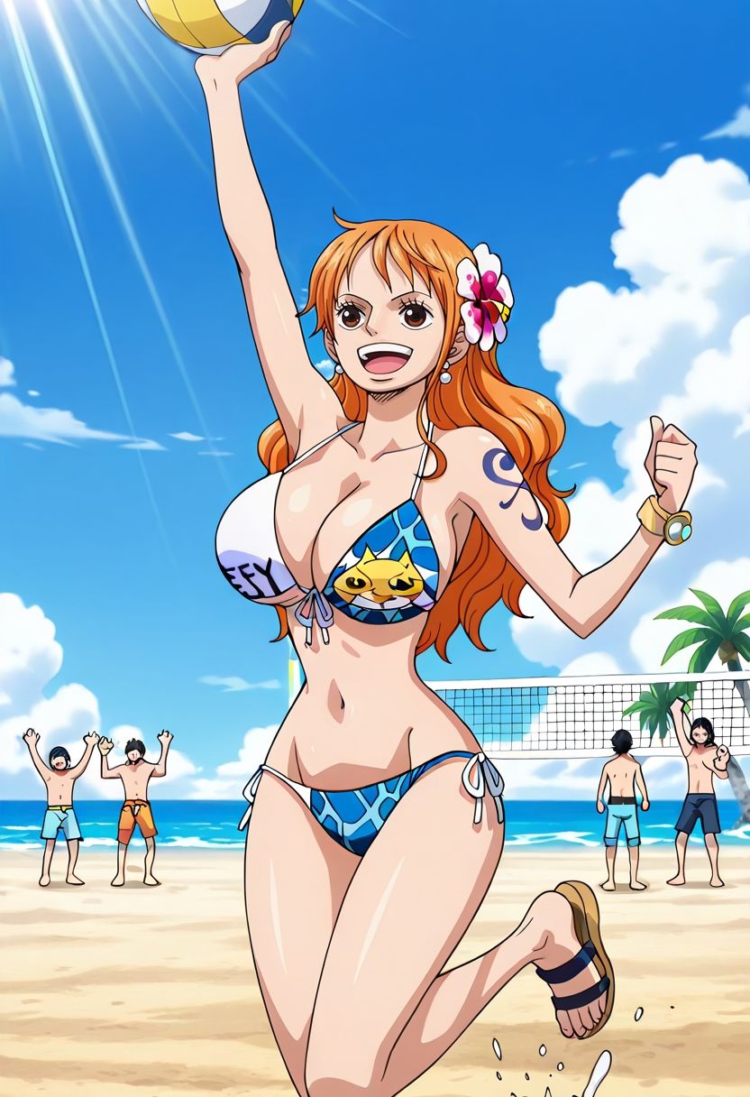 えっちなビキニお姉さん  ナミ - サンプル画像 1