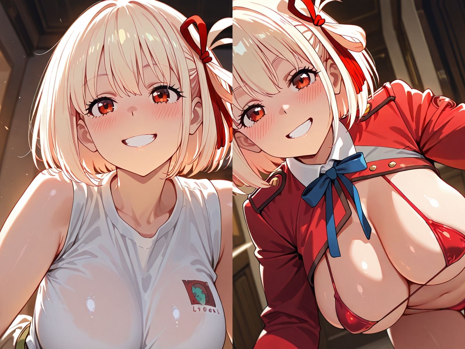 憧れのあのヒロインとコスプレらぶらぶエッチ 錦○千束 - サンプル画像 1