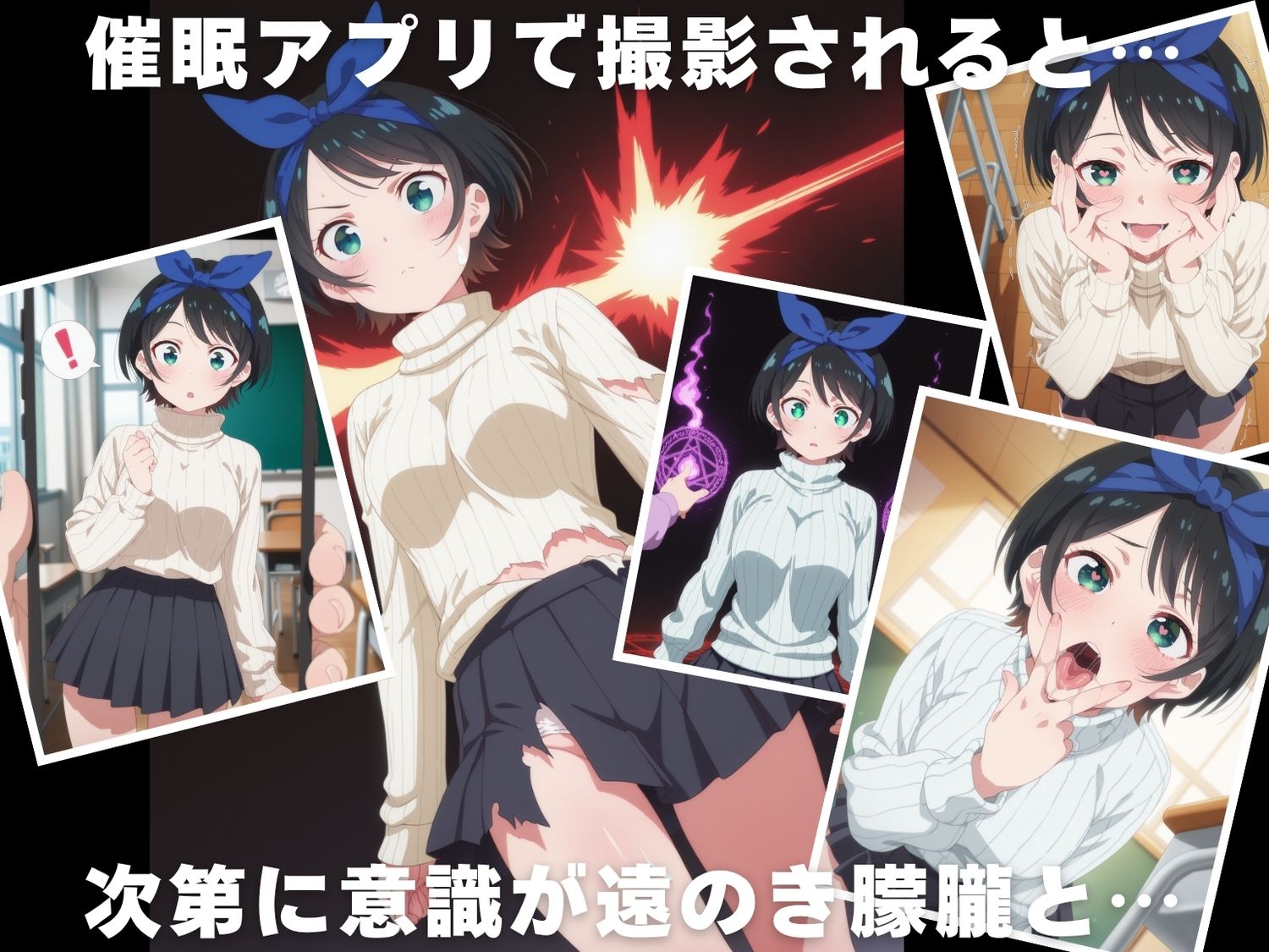 【種付け・催◯】更● 瑠夏 - サンプル画像 2