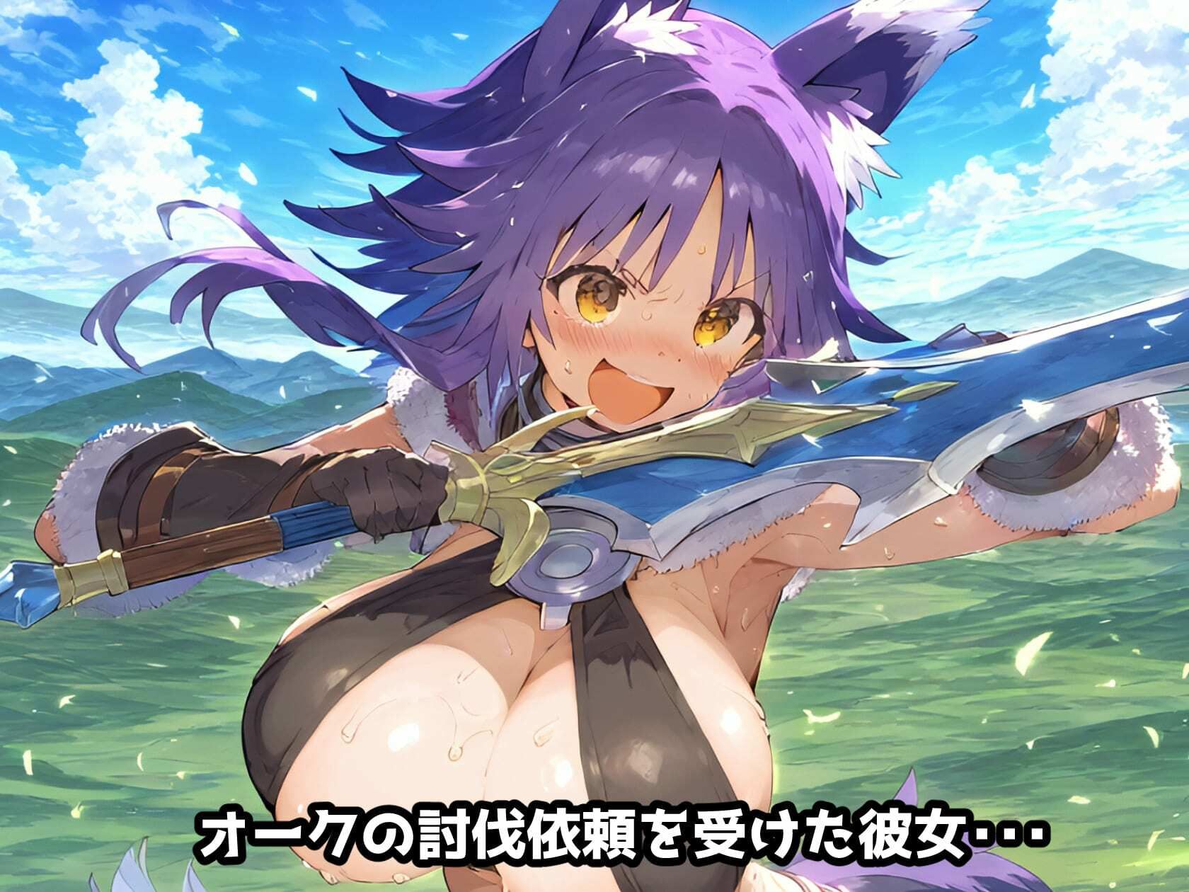 プリ〇ネR マコ〇編 オークに敗北して服従セックス・・・巨根でハメ倒され敗北アクメでアヘ顔絶頂！【CG集242枚】 - サンプル画像 1