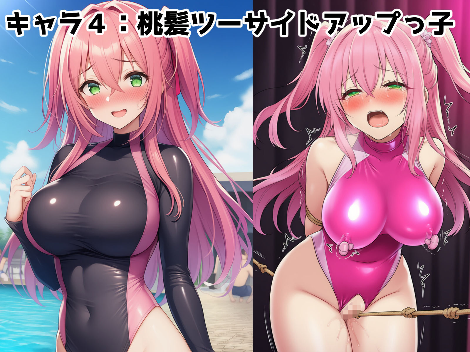 ぴっちり娘快楽調教vol.3-水着女子ホテル連れ込み編 - サンプル画像 5
