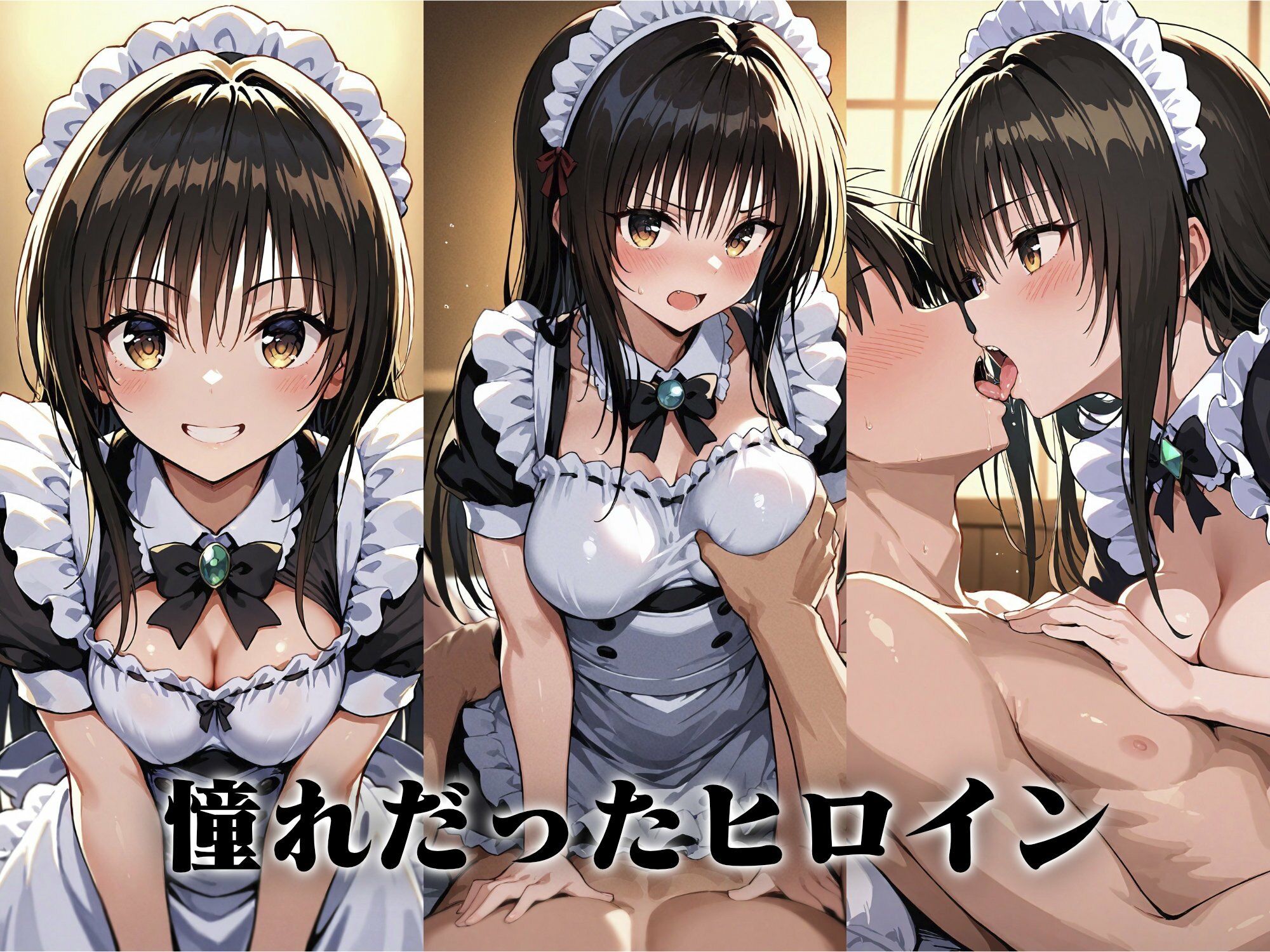 ヒロイン即えっち 古●川唯 メイド編 - サンプル画像 3