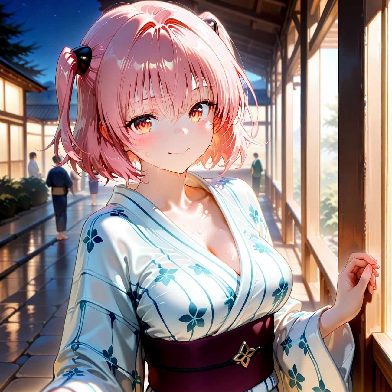 【Part1】いちゃらぶ温泉旅行☆浴衣でエッチし放題！ - サンプル画像 1