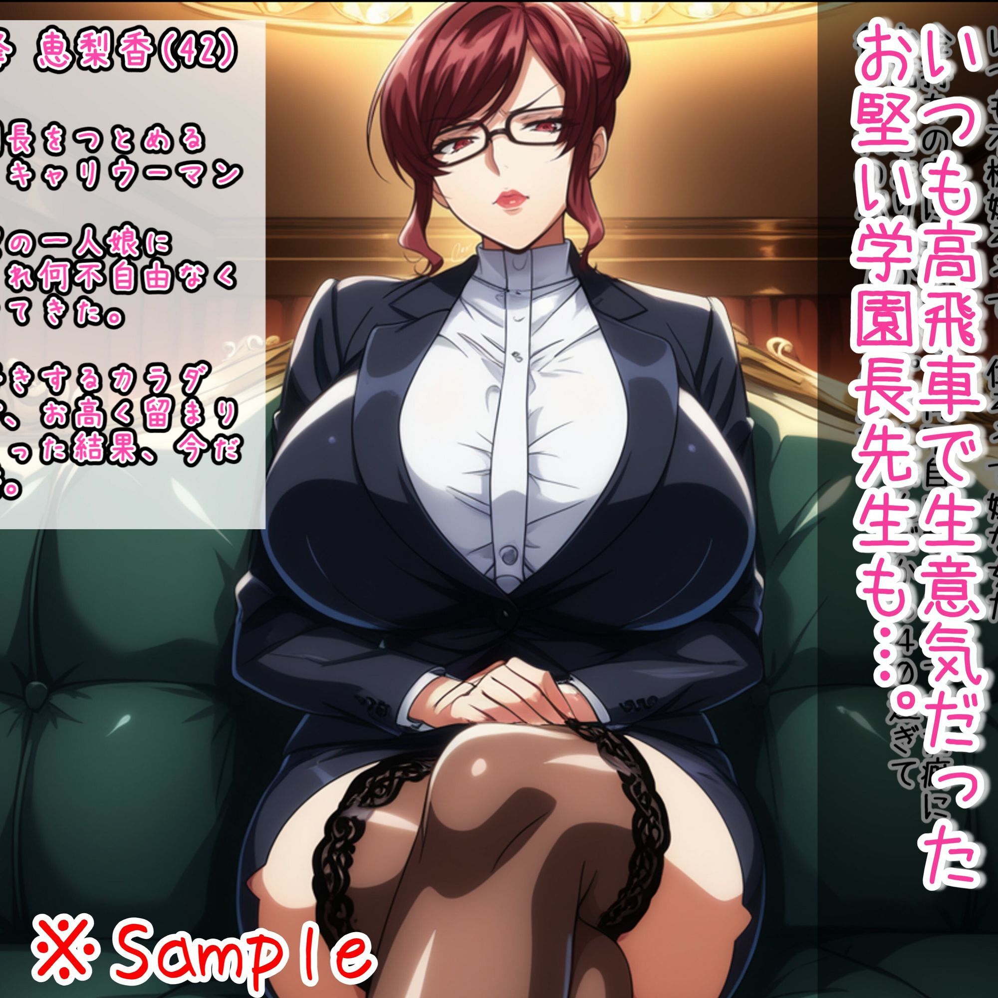 超爆乳ママさん達もドギつい学園長もみーんな僕専用肉オナホ。底辺こどおじの僕が催〇ア〇リで好き放題する。 - サンプル画像 5