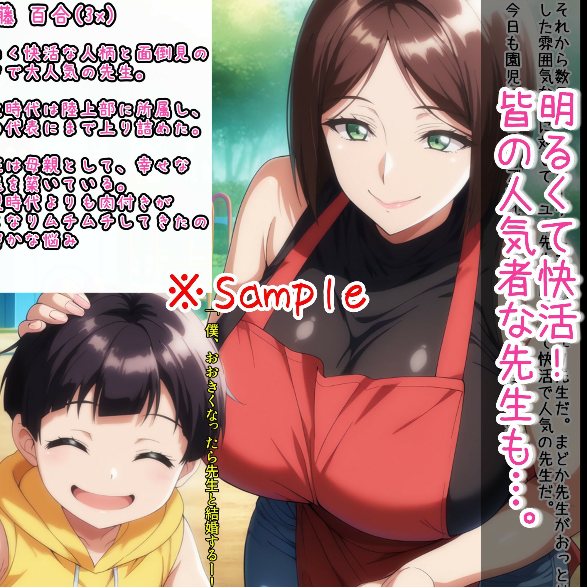超爆乳ママさん達もドギつい学園長もみーんな僕専用肉オナホ。底辺こどおじの僕が催〇ア〇リで好き放題する。 - サンプル画像 8