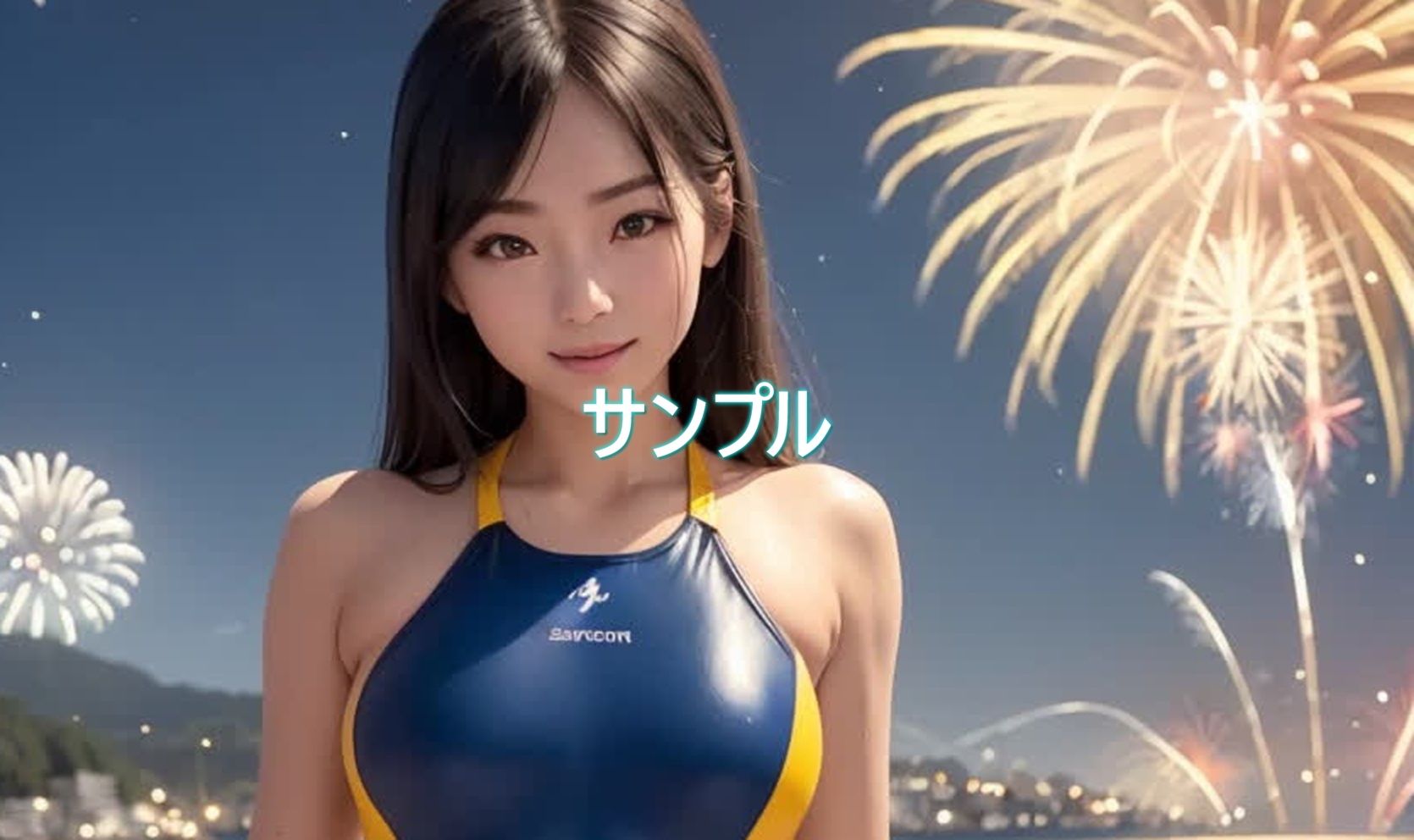 日々是競泳水着の彼女【8月】 - サンプル画像 4