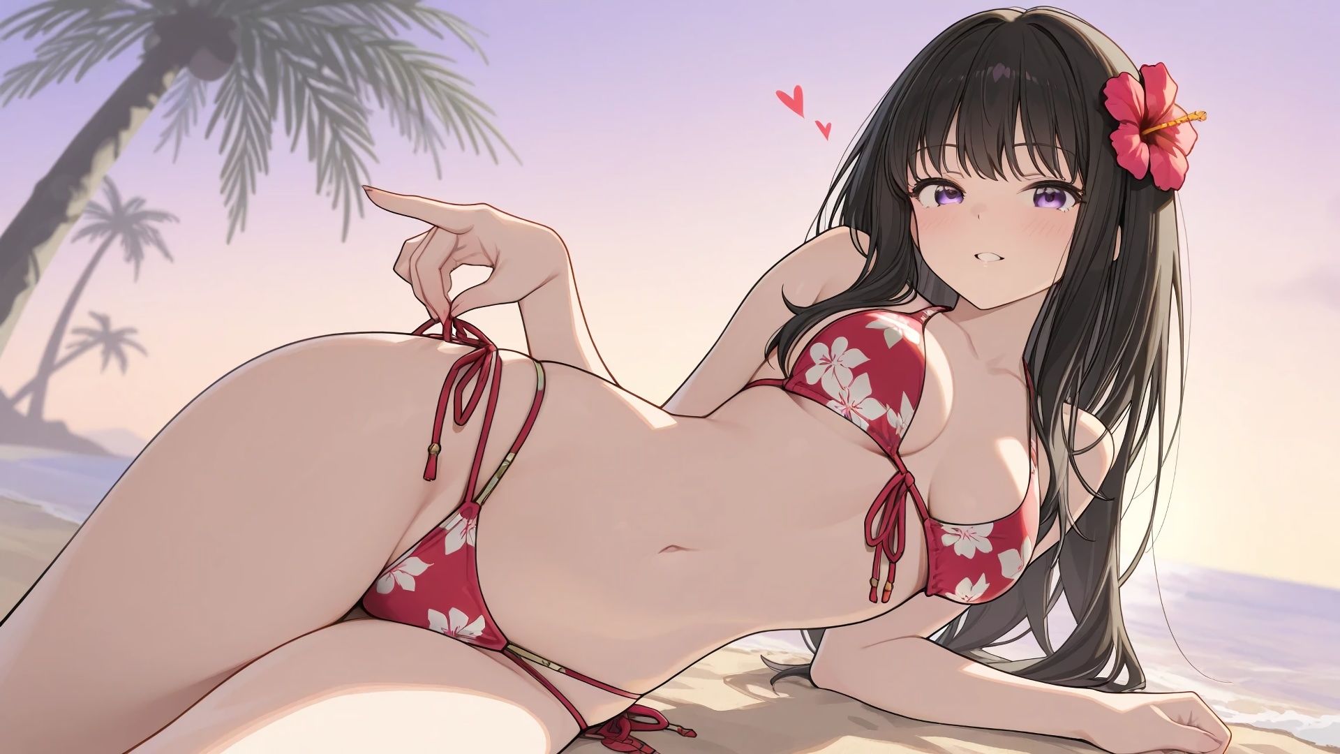千束＆たきなちゃん、制服からビーチでトップレス - サンプル画像 8