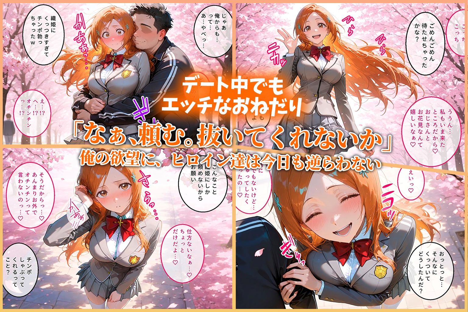 ハーレム転生 俺だけの従順ヒロイン 孕ませデートプラン（BLEACH編） - サンプル画像 4