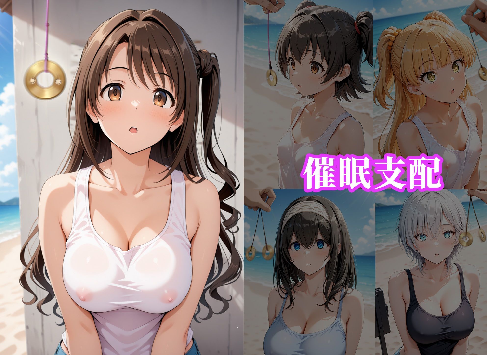 催●ビーチ 〜アイドル●スター編〜 - サンプル画像 1