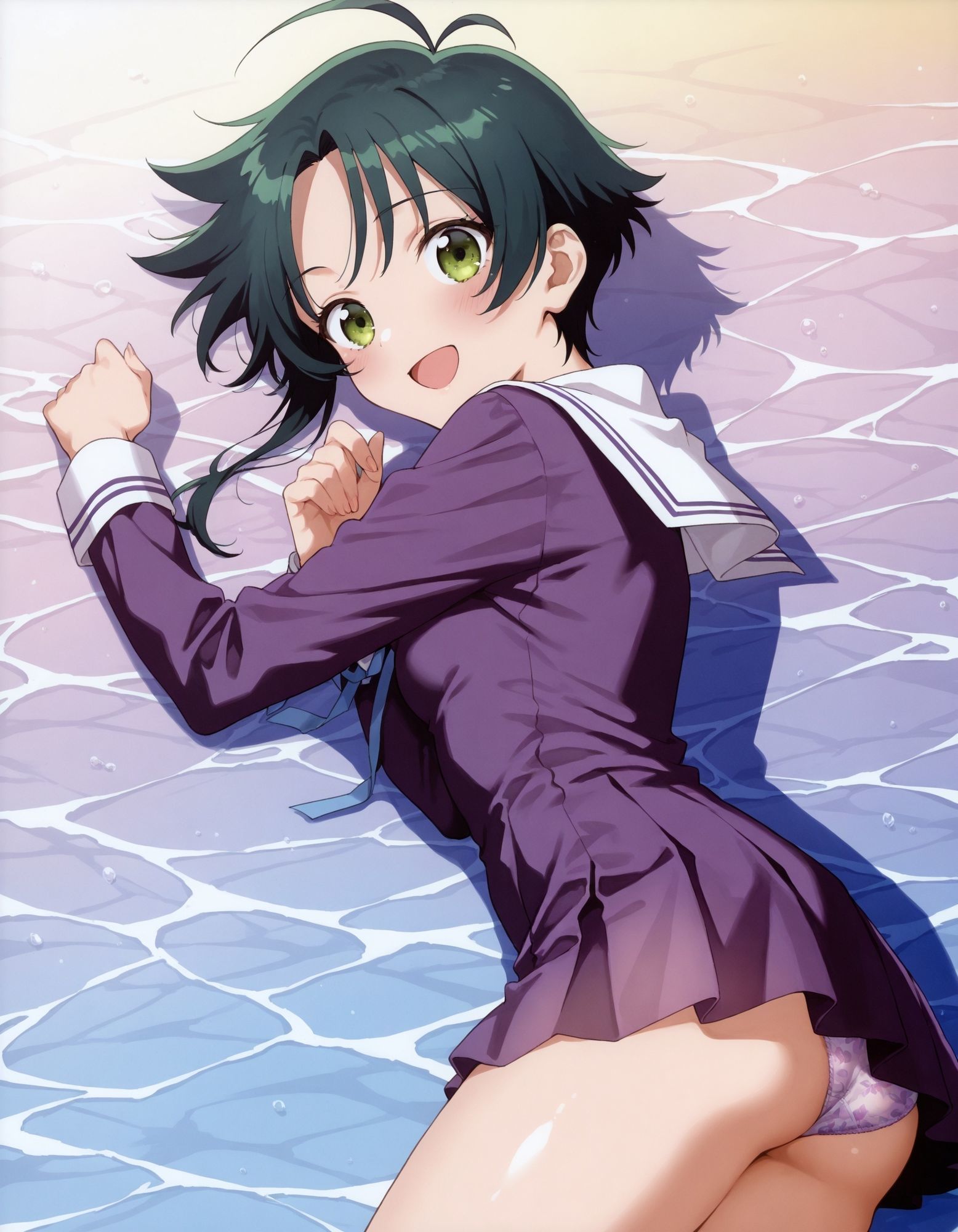 紫〇寺南のパンチラ〜制服編〜 - サンプル画像 2