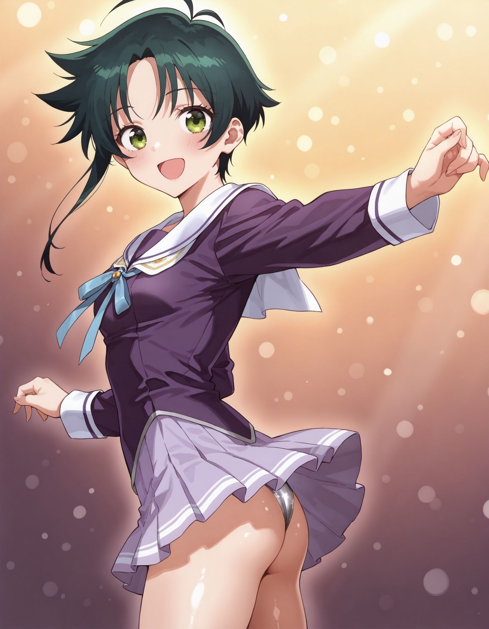 紫〇寺南のパンチラ〜制服編〜 - サンプル画像 7